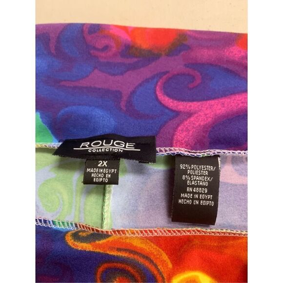 Oil Paint Graphic Biker Shorts - Picture 6 of 6